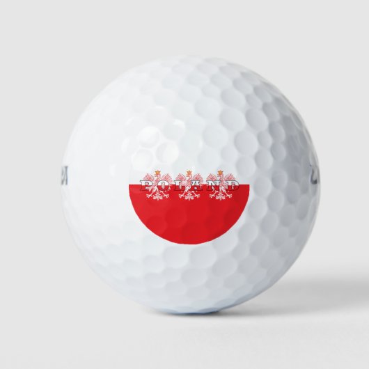 Poolse rode adelaars golfballen (Voorkant)