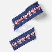 Poolse rode adelaars grosgrain lint (Achterkant)