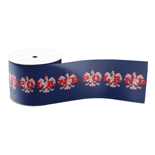 Poolse rode adelaars grosgrain lint (Spoel)