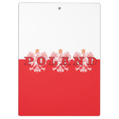 Poolse rode adelaars klembord (Achterkant)