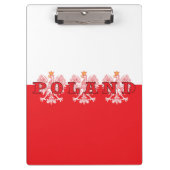 Poolse rode adelaars klembord (Voorkant)