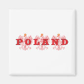 Poolse rode adelaars magneet (Voorkant)