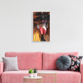 Poolse roestster canvas afdruk (Insitu (Woonkamer))