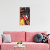 Poolse roestster canvas afdruk (Insitu (Woonkamer))