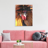 Poolse roestster canvas afdruk (Insitu (Woonkamer))