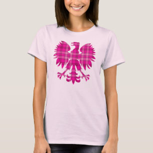 Poolse roze spellen t-shirt