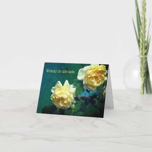 Poolse Rozen ventilator Kaart (Voorkant)