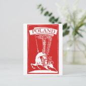  Poolse scharrelaar Briefkaart (Staand voorkant)