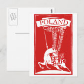  Poolse scharrelaar Briefkaart (Voorkant / Achterkant)