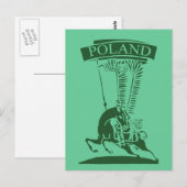  Poolse scharrelaar Briefkaart (Voorkant / Achterkant)
