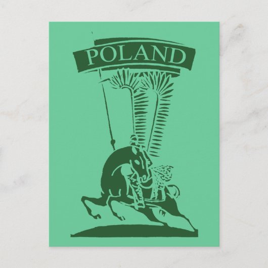  Poolse scharrelaar Briefkaart (Voorkant)