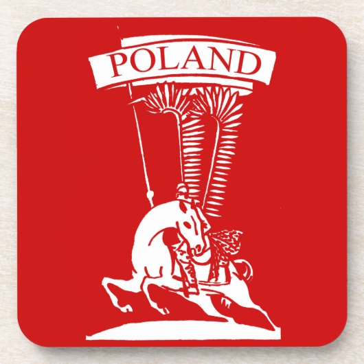 Poolse scharrelaar Drankjes Onderzetter (Voorkant)