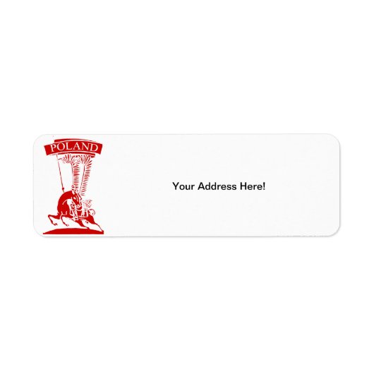 Poolse scharrelaar Etiket (Voorkant)