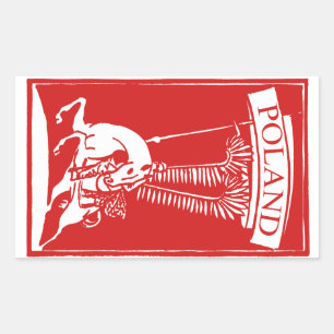 Poolse scharrelaar Rechthoekige Sticker