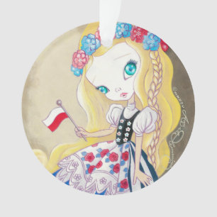 Poolse schoonheid ornament