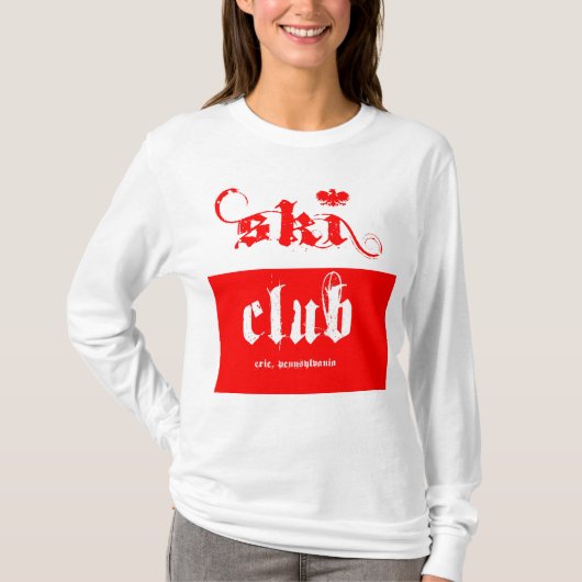 Poolse skiclub t-shirt (Voorkant)