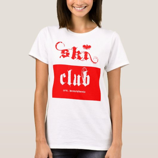 Poolse skiclub t-shirt (Voorkant)