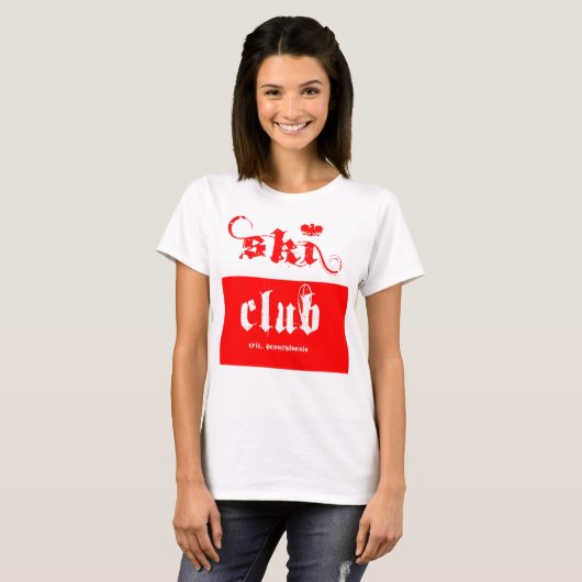 Poolse skiclub t-shirt (Voorkant volledig)