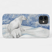 Poolse Sneeuwberen Case-Mate iPhone Case (Achterkant (horizontaal))
