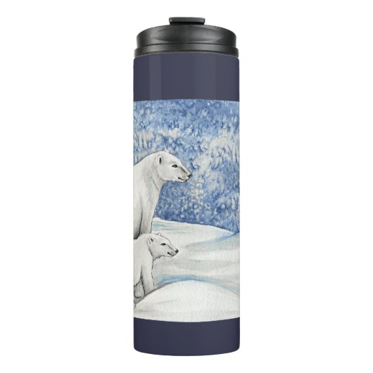 Poolse Sneeuwberen Thermosbeker (Voorkant)