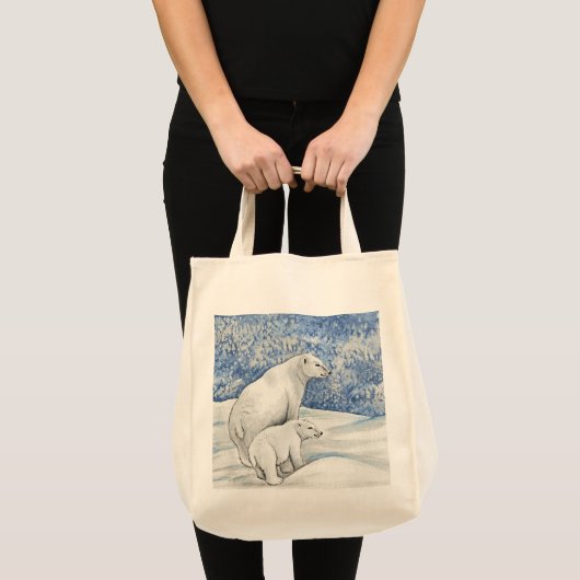 Poolse Sneeuwberen Tote Bag (Voorkant (product))