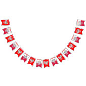 Poolse spanbanners, Poolse vlag, Eagle/Red Vlaggetjes (Alle)