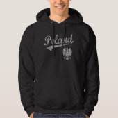 Poolse sportstijl hoodie (Voorkant)
