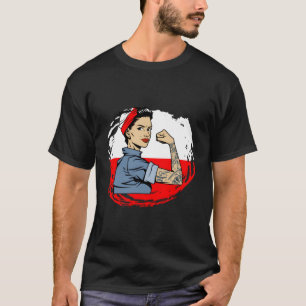 Poolse sterke vrouwen Polen T-shirt