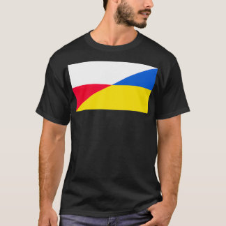 Poolse steun aan Oekraïne Oekraïense vlag en Pola T-shirt