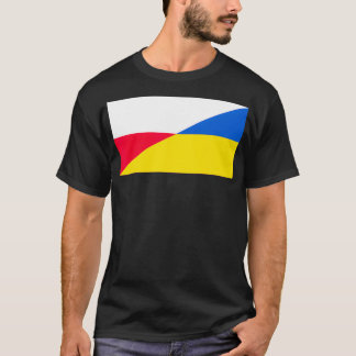Poolse steun voor de Oekraïense vlag en Polen T-shirt
