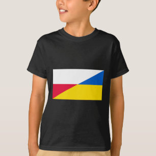 Poolse Steun Voor Oekraine Oekraïense Vlag En Pola T-shirt