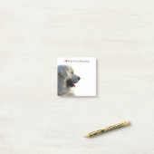 Poolse Tatra Sheepdog Sticky Notes (Op bureau)