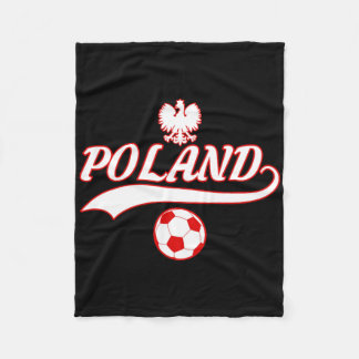Poolse team wereld fan voetbal 2018 shirt beker fa fleece deken