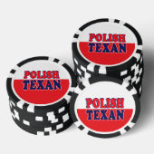 Poolse Texaan Poker Chips (Opstapeling)