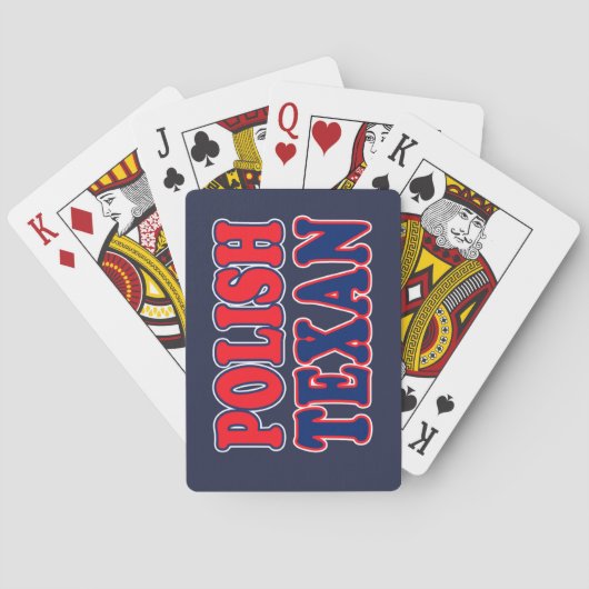 Poolse Texaan Pokerkaarten (Achterkant)