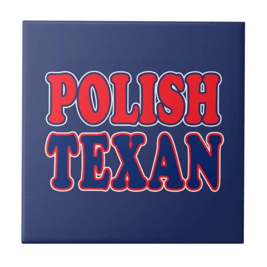 Poolse Texaan Tegeltje (Voorkant)