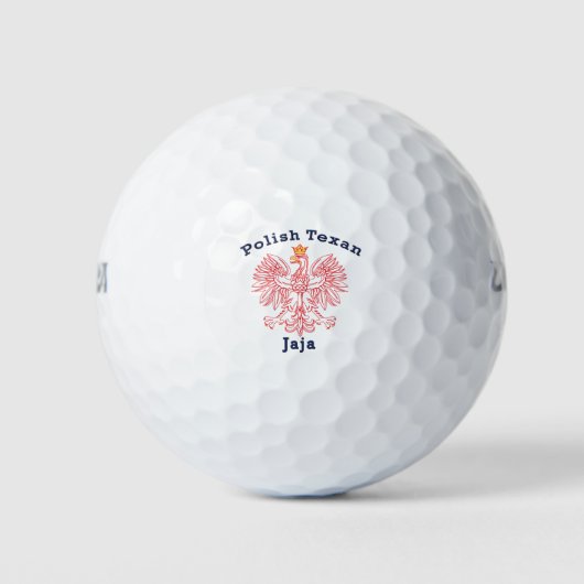 Poolse Texaanse Eagle Jaja Golfballen (Voorkant)