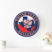 Poolse Texan Dziadzia-ronde Grote Klok (Huis)