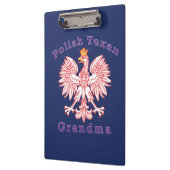 Poolse Texan Eagle Grandma Klembord (Links)