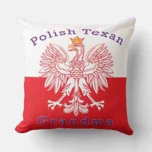 Poolse Texan Eagle Grandma Kussen