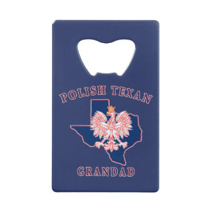 Poolse Texan Grandad Creditkaart Flessenopener