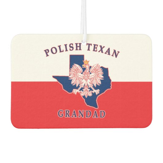 Poolse Texan Grandad Luchtverfrisser (Voorkant)