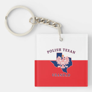 Poolse Texan Grandad Sleutelhanger