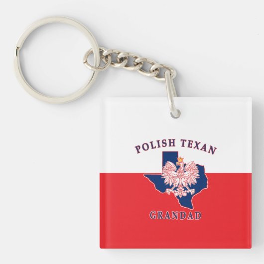 Poolse Texan Grandad Sleutelhanger (Voorkant)