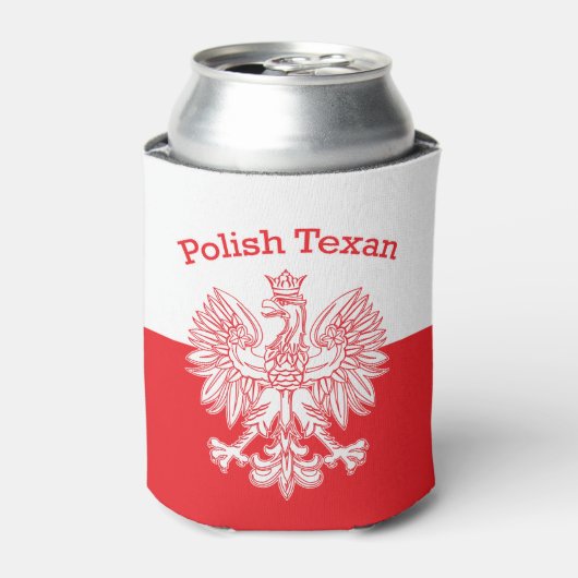 Poolse Texan White Eagle Blikjeskoeler (Blikje Voorkant)