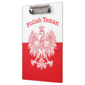 Poolse Texan White Eagle Klembord (Links)