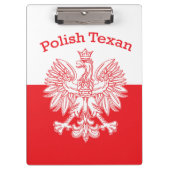 Poolse Texan White Eagle Klembord (Voorkant)
