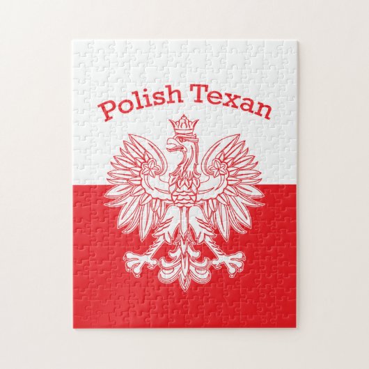Poolse Texan White Eagle Legpuzzel (Verticaal)