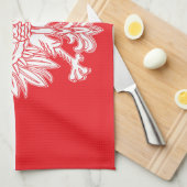 Poolse Texan White Eagle Theedoek (Quarter Fold)