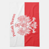 Poolse Texan White Eagle Theedoek (Verticaal)